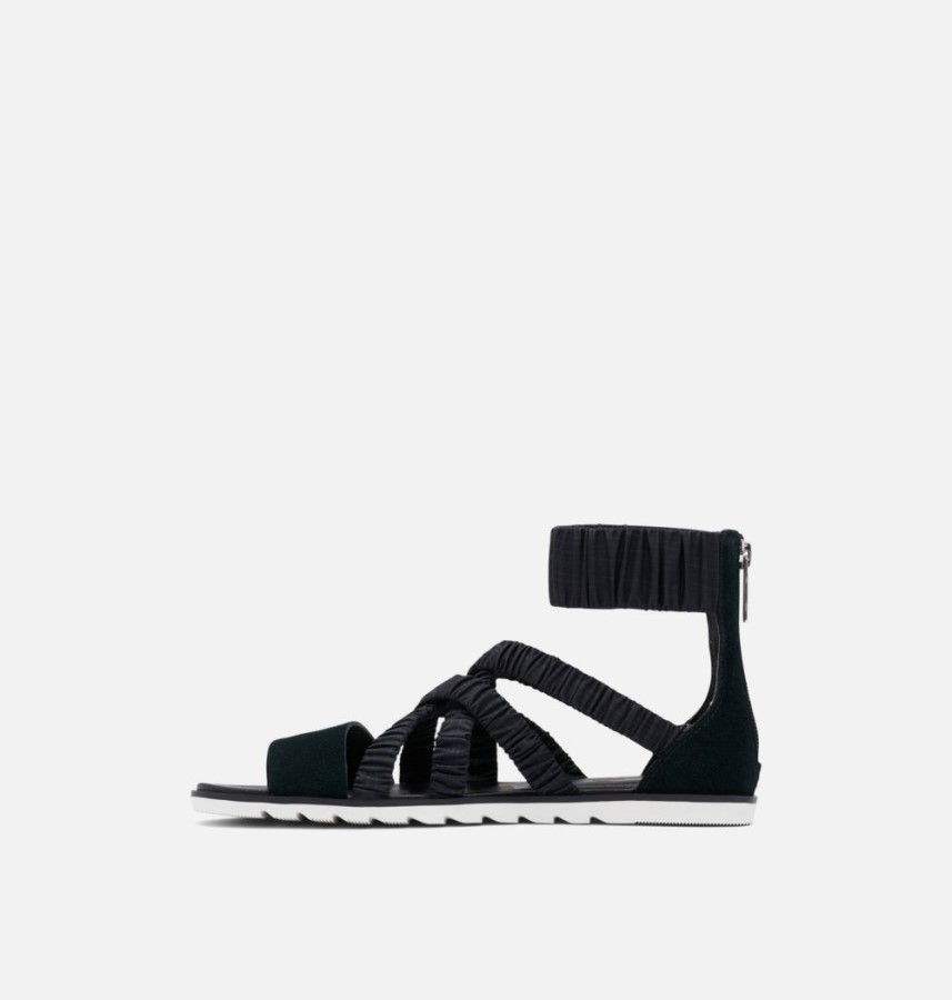 Black-Sea Salt Sorel Australia Women's Ella Ii Ankle Strap Sandal