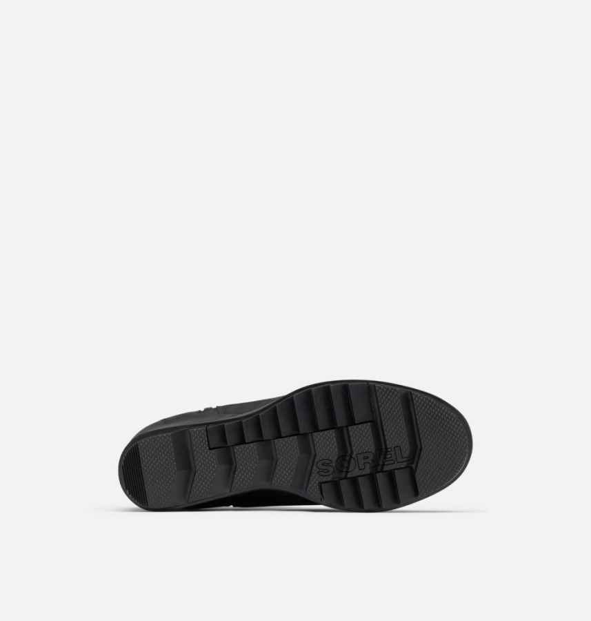 Black-Sea Salt Sorel Australia Women's Evie Zip Wedge Bootie