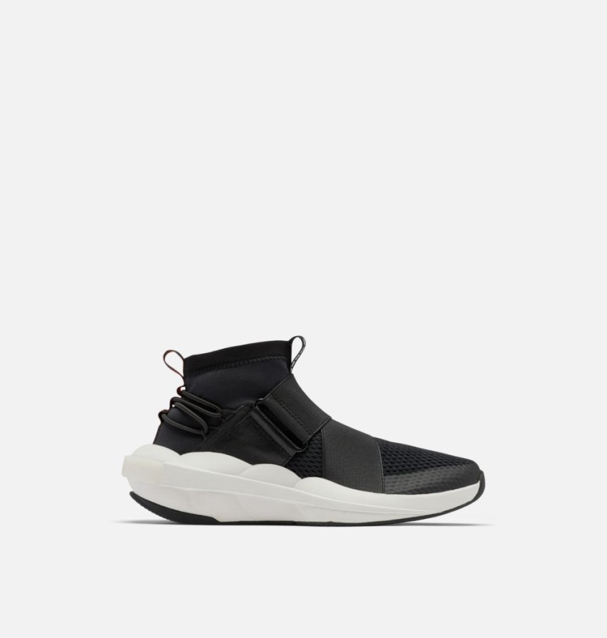 Black-Sea Salt Sorel Australia Women's Explorer Defy Mid Trainer