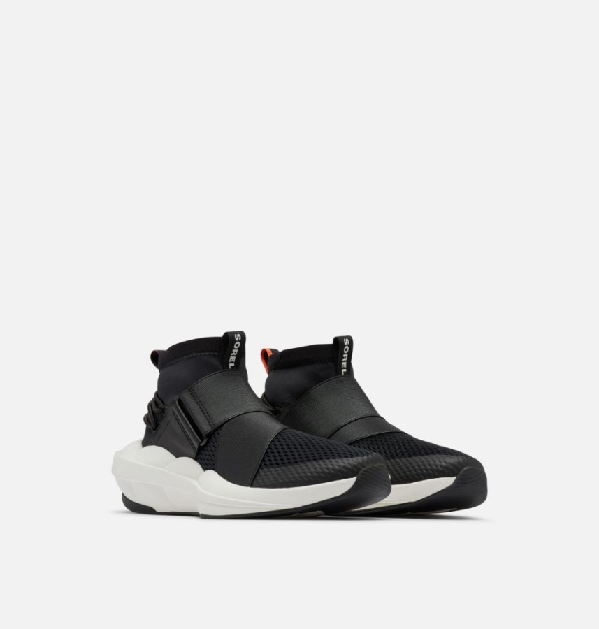 Black-Sea Salt Sorel Australia Women's Explorer Defy Mid Trainer