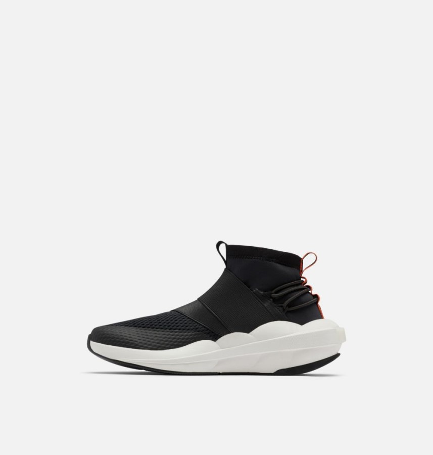 Black-Sea Salt Sorel Australia Women's Explorer Defy Mid Trainer