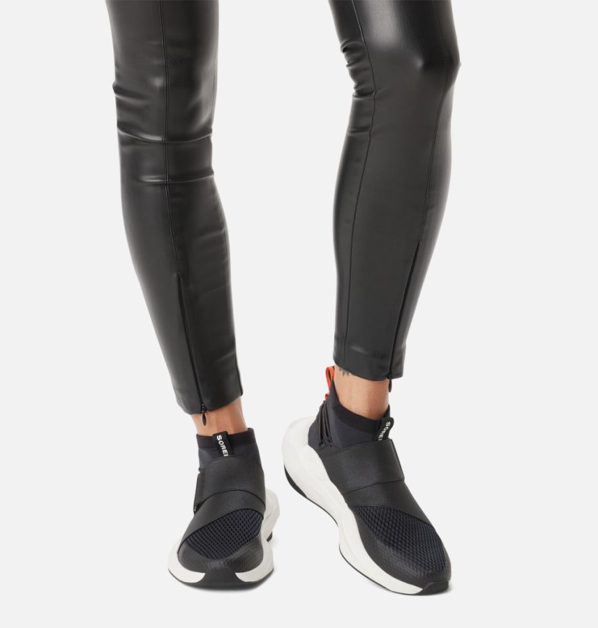 Black-Sea Salt Sorel Australia Women's Explorer Defy Mid Trainer
