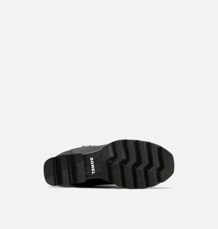 Black-Sea Salt Sorel Australia Women's Joan Of Arctic Wedge Iii Moto Bootie