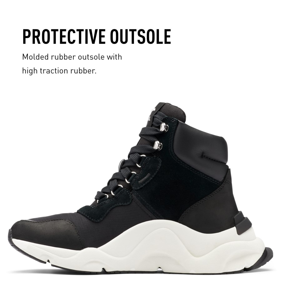 Black Sea Salt Sorel Australia Women's Kinetic Rnegd Conquest Boot Waterproof Leather Winter Boots