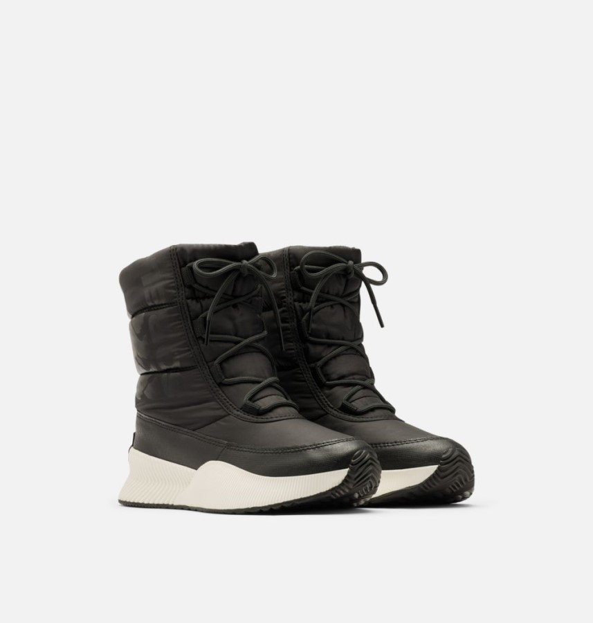 Black-Sea Salt Sorel Australia Women's Out 'N About Iii Puffy Lace Boot