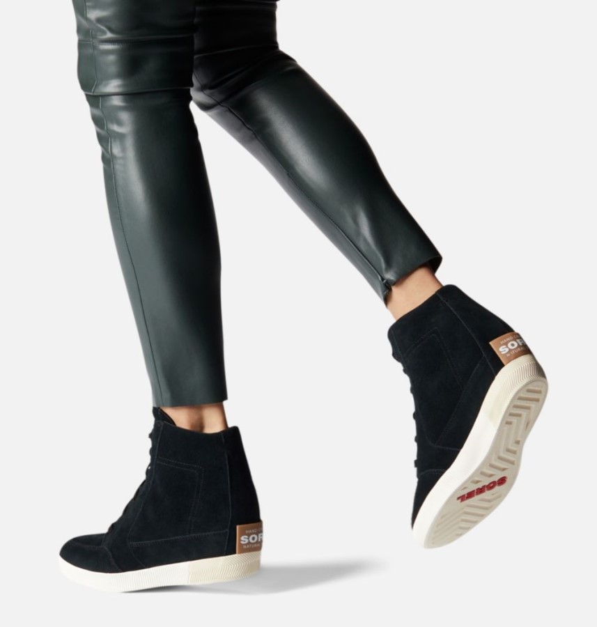Black-Sea Salt Sorel Australia Women's Out 'N About Wedge Bootie
