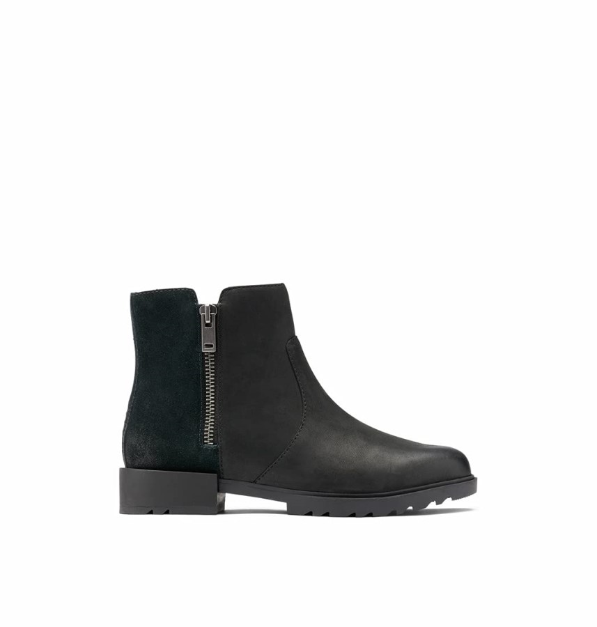 Black Sea Salt Women's Emelie Ii Zip Waterproof Boot Sorel Australia