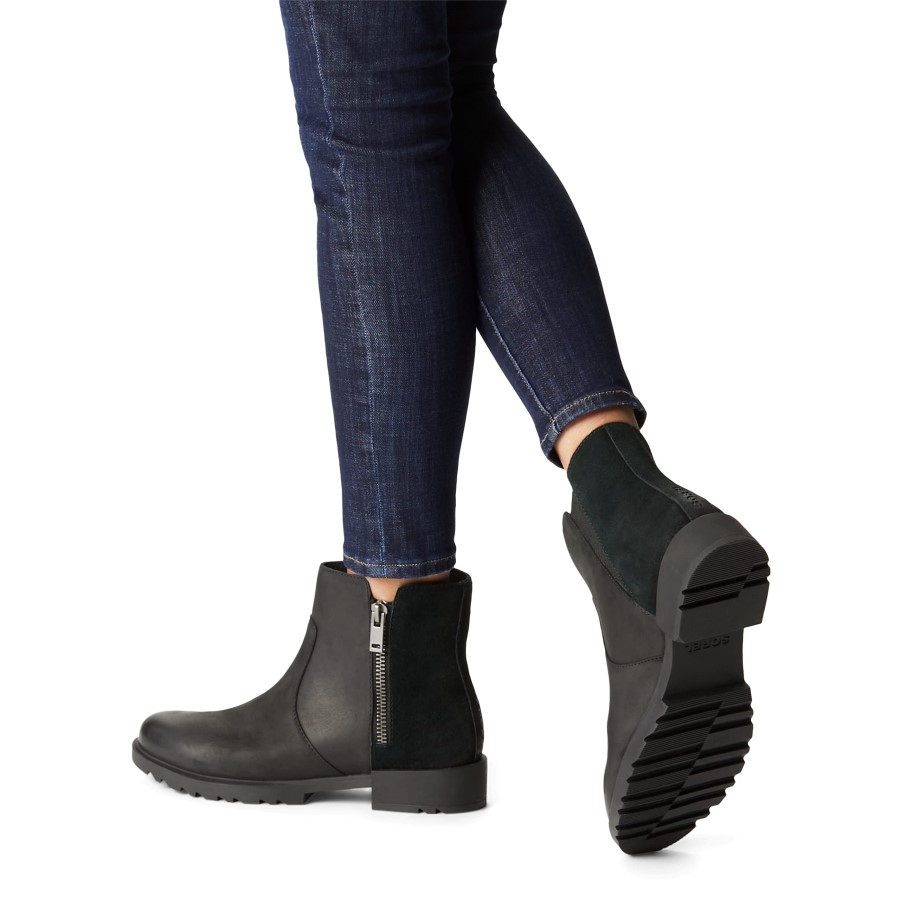 Black Sea Salt Women's Emelie Ii Zip Waterproof Boot Sorel Australia