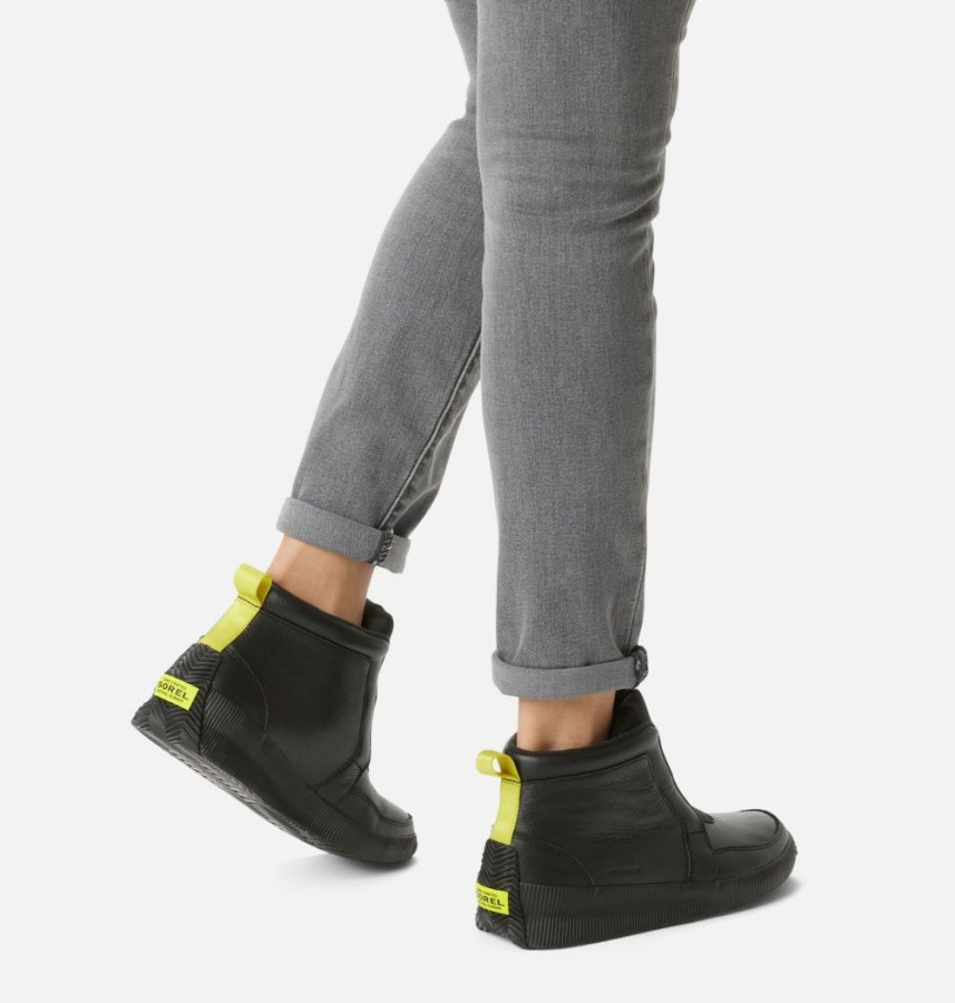 Black-Sea Salt Women's Out 'N About Plus Mid Boot Sorel Australia