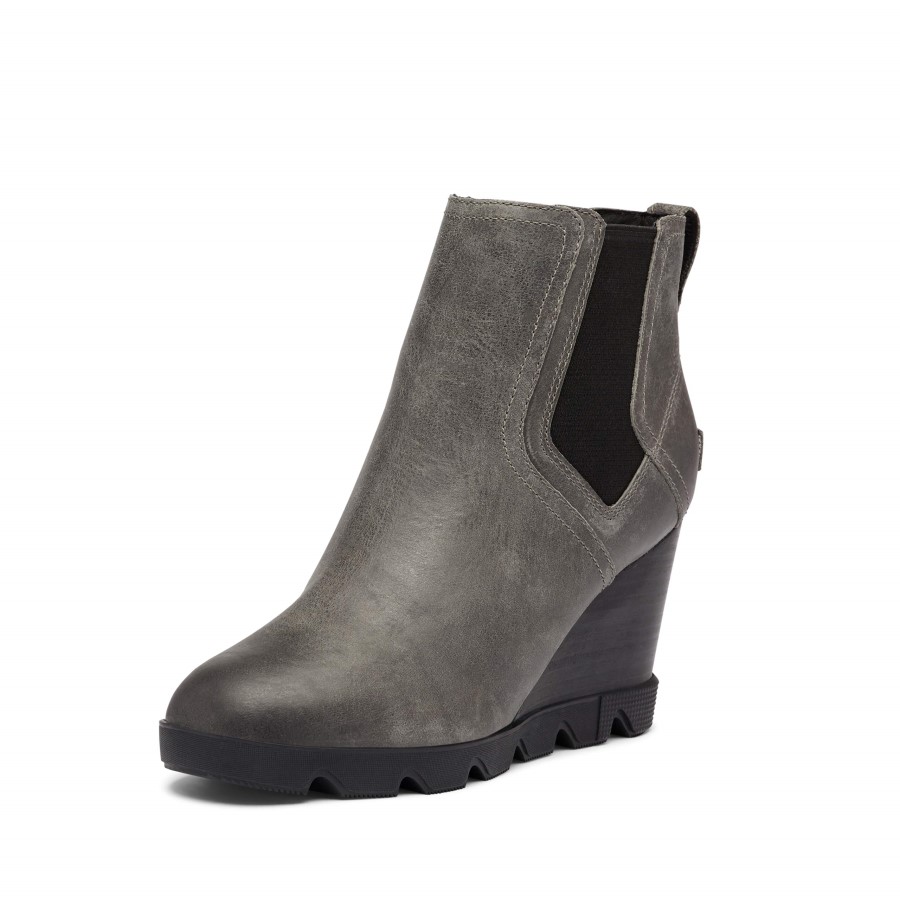Black/Silver/Sage Sorel Australia Women's Joan Uptown Chelsea Boot Rain Waterproof