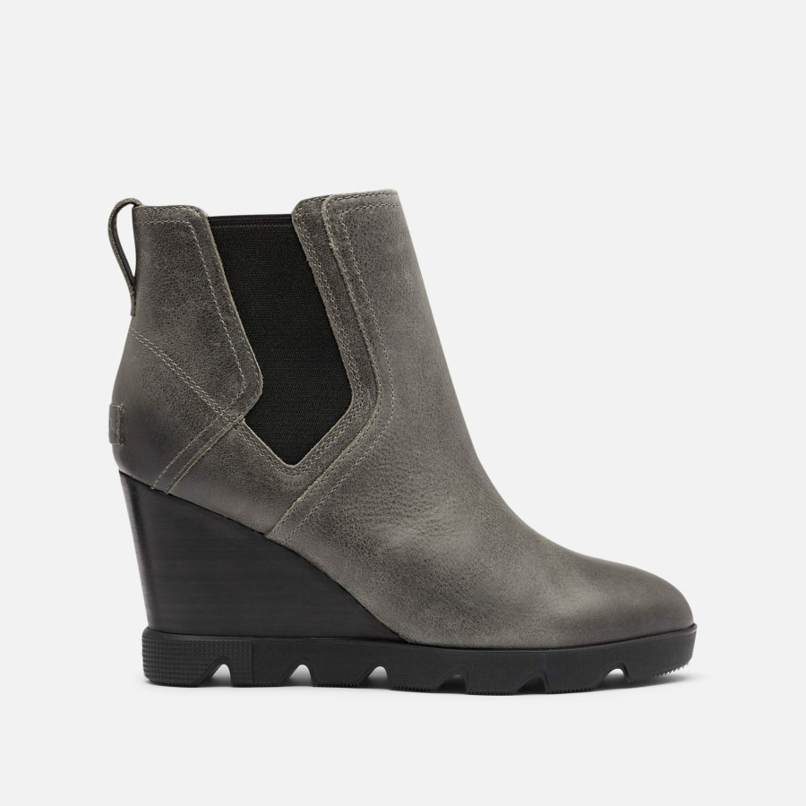 Black/Silver/Sage Sorel Australia Women's Joan Uptown Chelsea Boot Rain Waterproof