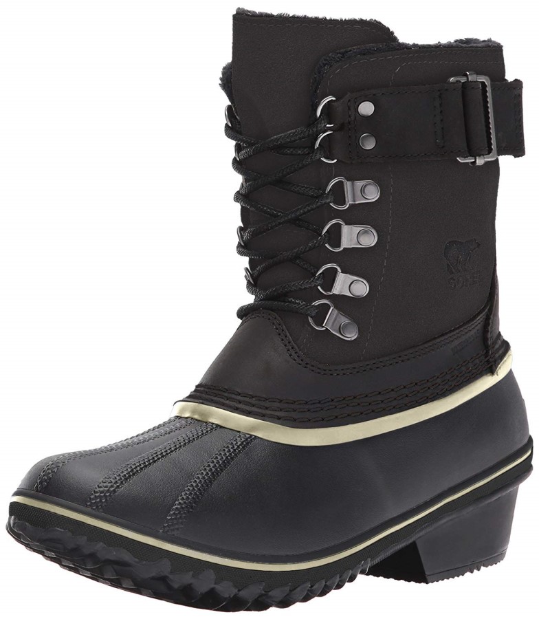 Black Silver Sage Sorel Australia Women's Winter Fancy Lace Ii Mid Calf Boot