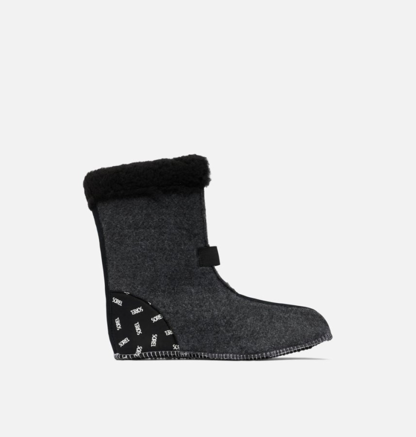 Black Sorel Australia Men's Caribou 9Mm Tp Innerboot Snow Cuff