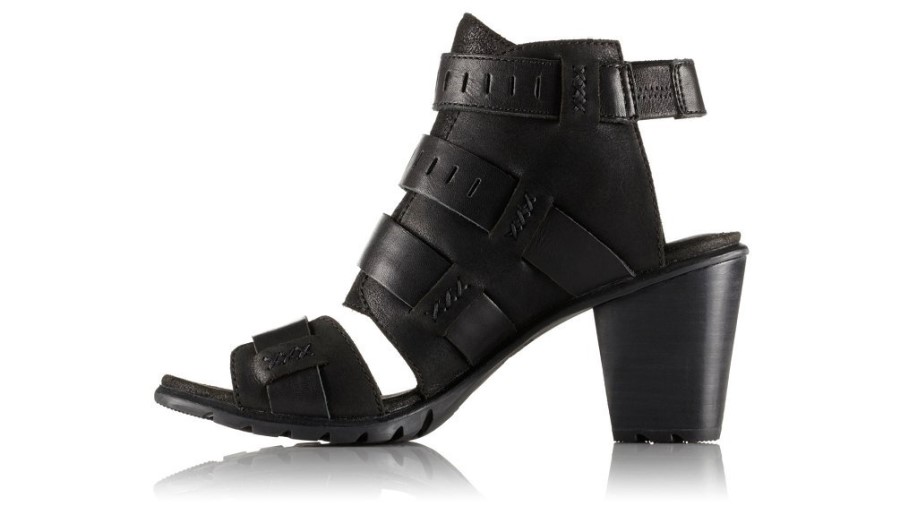 Black Sorel Australia Nadia Buckle Non Shell Women's Boot