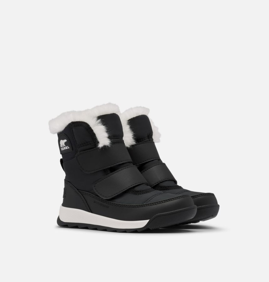 Black Sorel Australia Toddler Whitney Ii Strap Boot