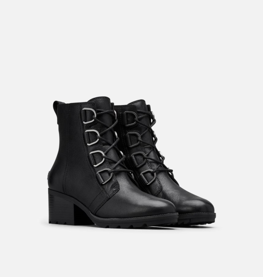 Black Sorel Australia Women's Cate Lace Bootie