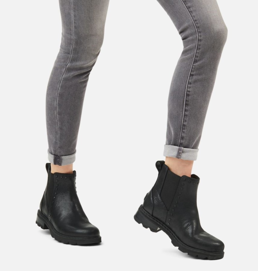 Black Sorel Australia Women's Lennox Chelsea Waterprood Boot