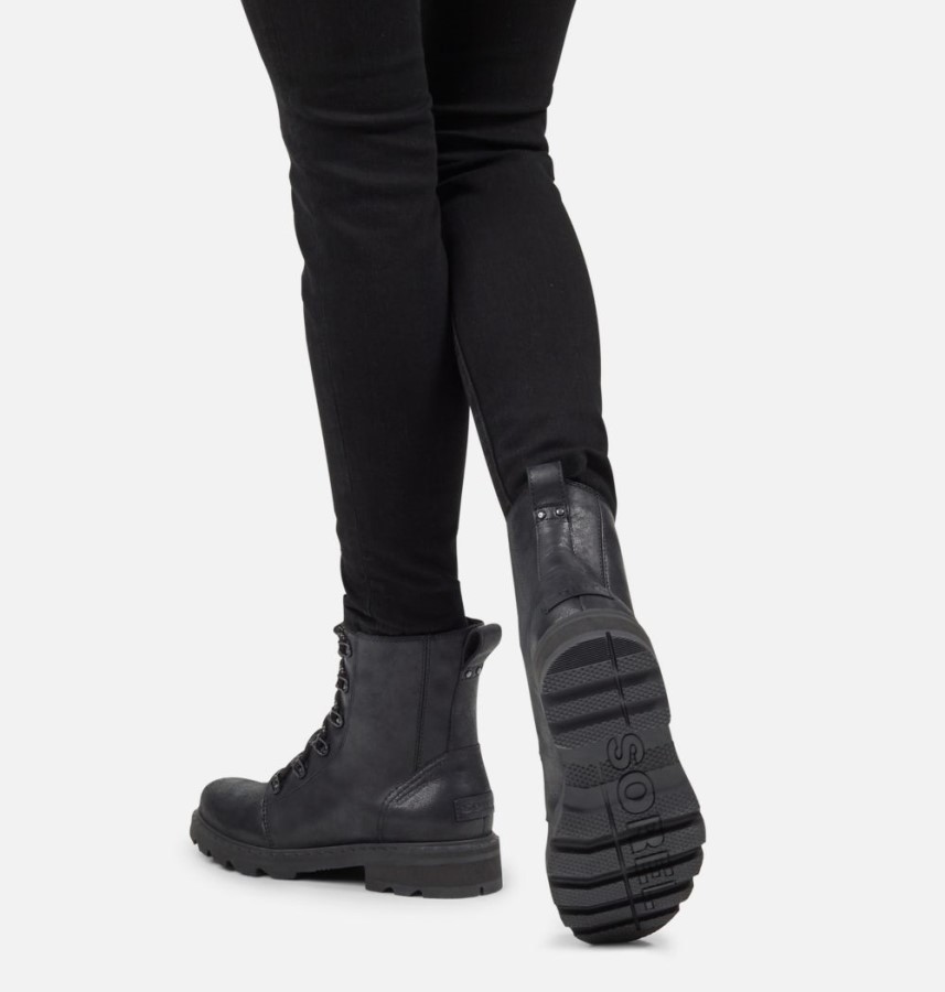 Black Sorel Australia Women's Lennox Lace Waterproof Boot