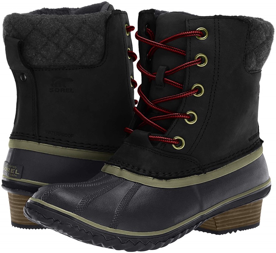 Black Sorel Australia Women's Winter Fancy Lace Ii Mid Calf Boot