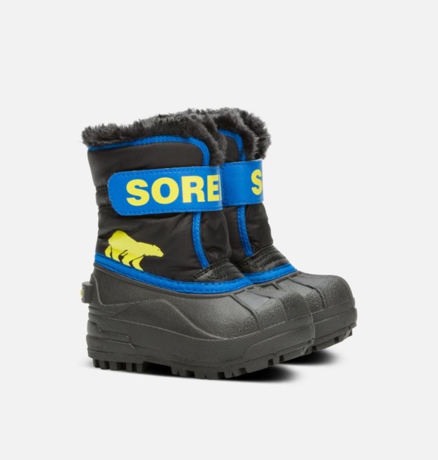 Black-Super Blue Toddler Snow Commander Boot Sorel Australia