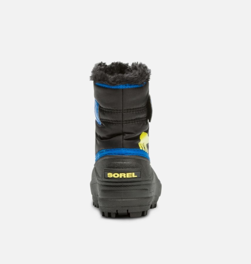 Black-Super Blue Toddler Snow Commander Boot Sorel Australia