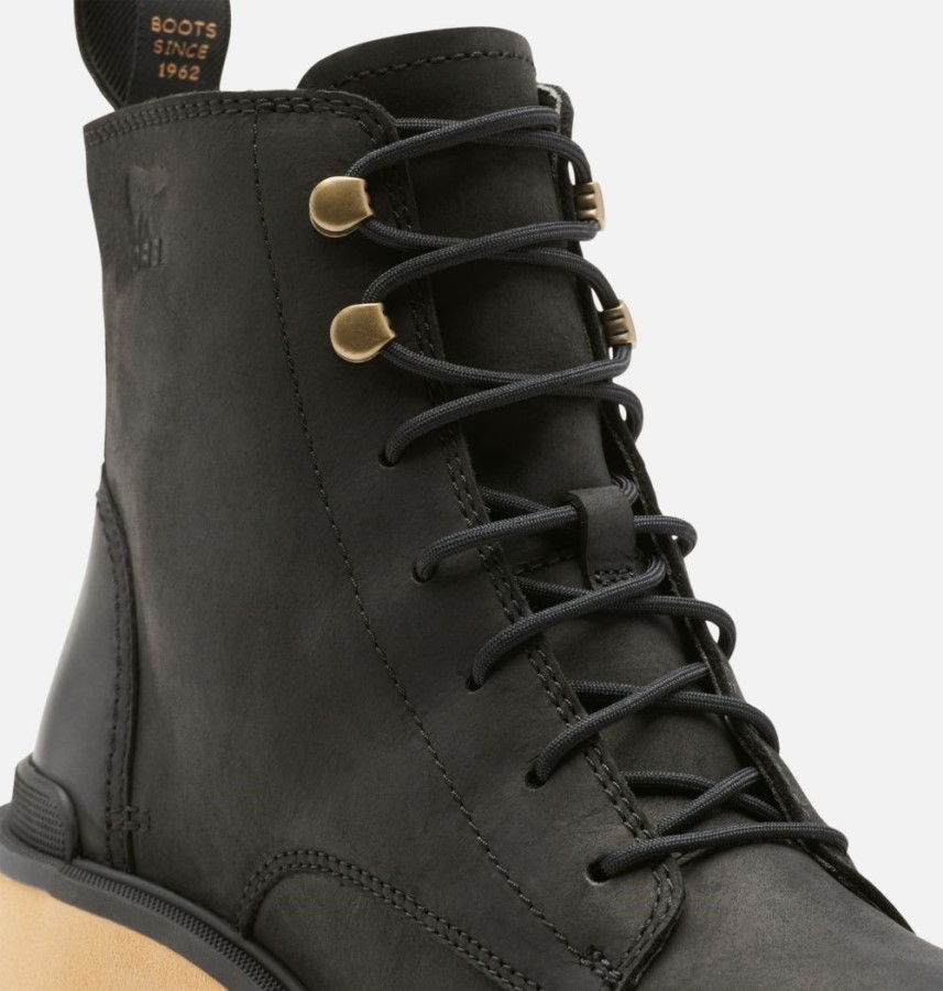 Black-Tawny Buff Sorel Australia Women's Hi-Line Heel Lace Boot