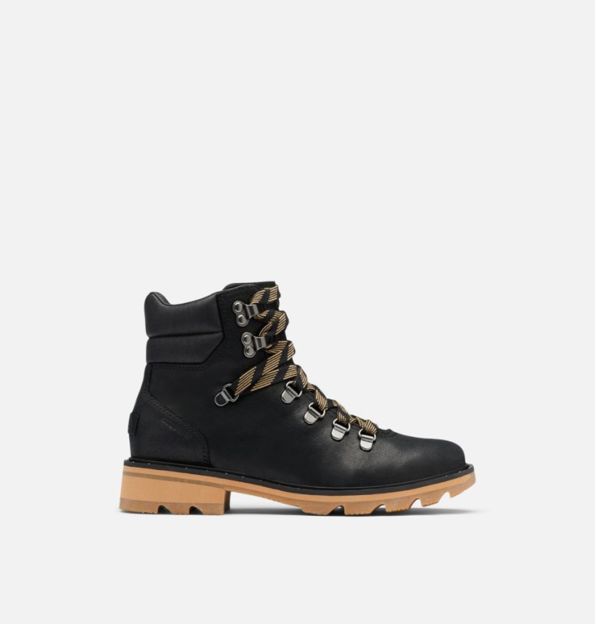 Black-Tawny Buff Sorel Australia Women's Lennox Hiker Bootie