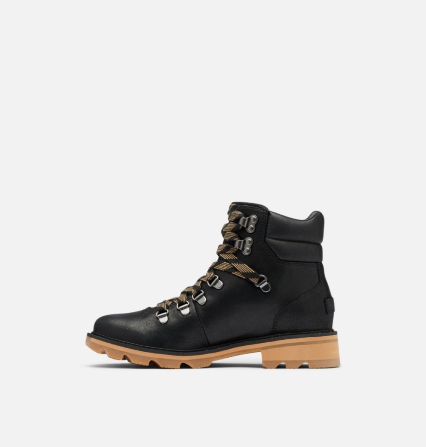 Black-Tawny Buff Sorel Australia Women's Lennox Hiker Bootie
