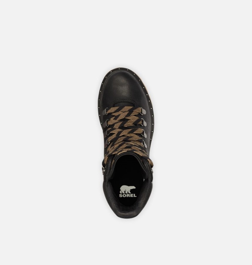 Black-Tawny Buff Sorel Australia Women's Lennox Hiker Bootie