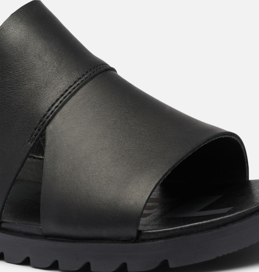 Black-White Sorel Australia Women's Ella Ii Slingback Sandal