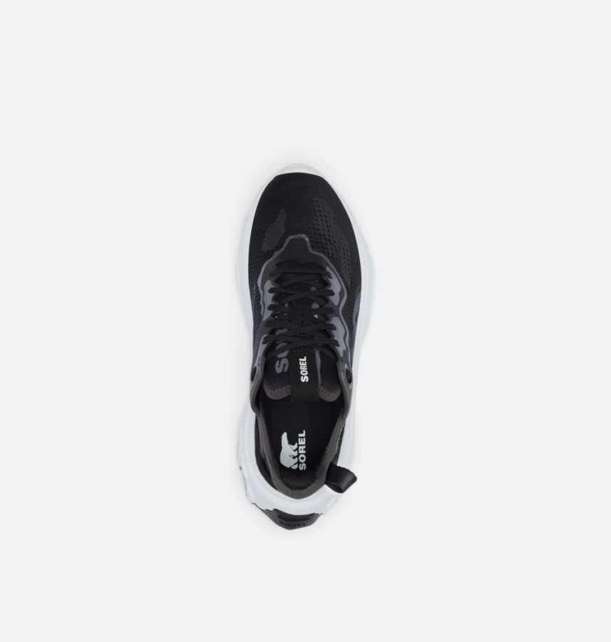 Black-White Sorel Australia Women's Kinetic Breakthru Day Lace Sneaker