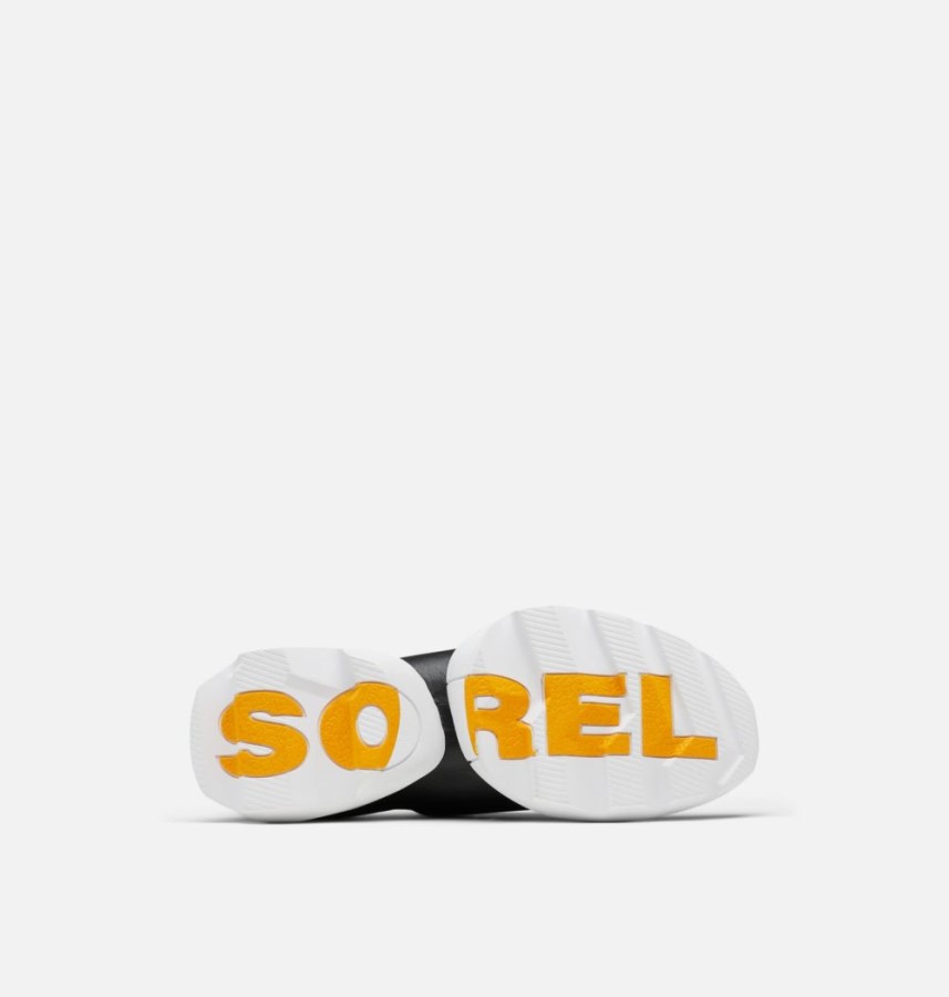 Black-White Sorel Australia Women's Kinetic Impact Strap Sneaker