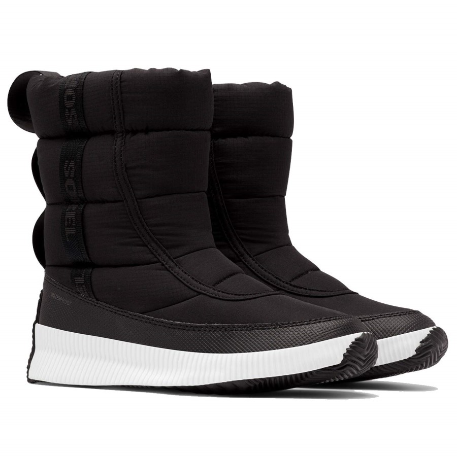 Black Women's Boots Out N About Puffy Mid Sorel Australia