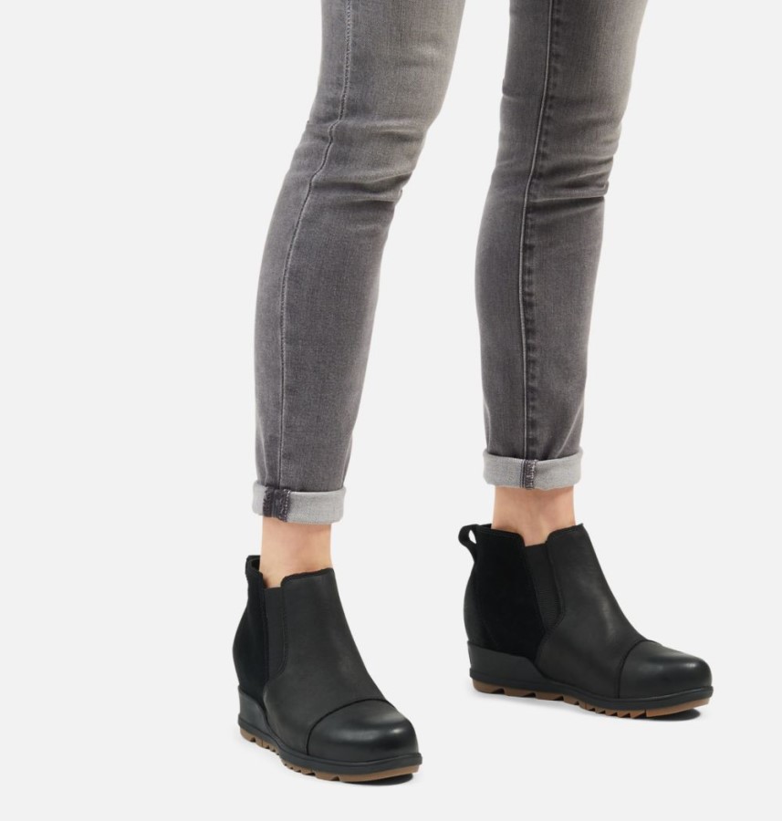 Black Women's Evie Pull-On Bootie Sorel Australia