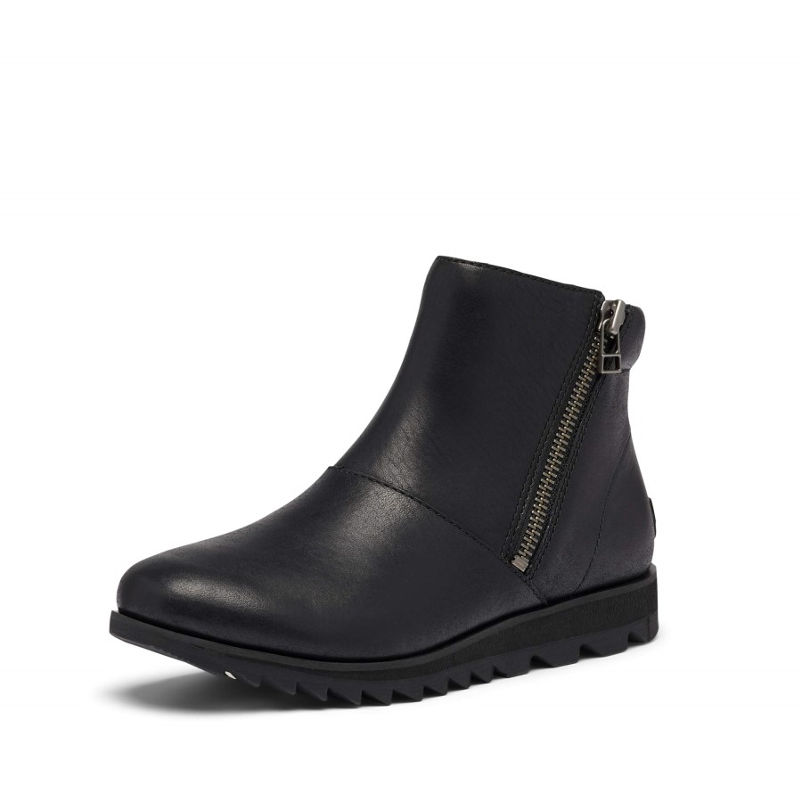 Black Women's Harlow Zip Boot Rain Waterproof Sorel Australia