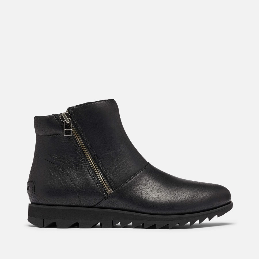 Black Women's Harlow Zip Boot Rain Waterproof Sorel Australia