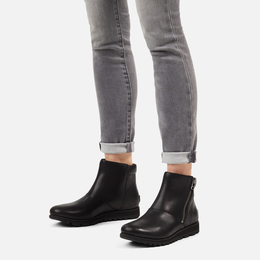 Black Women's Harlow Zip Boot Rain Waterproof Sorel Australia