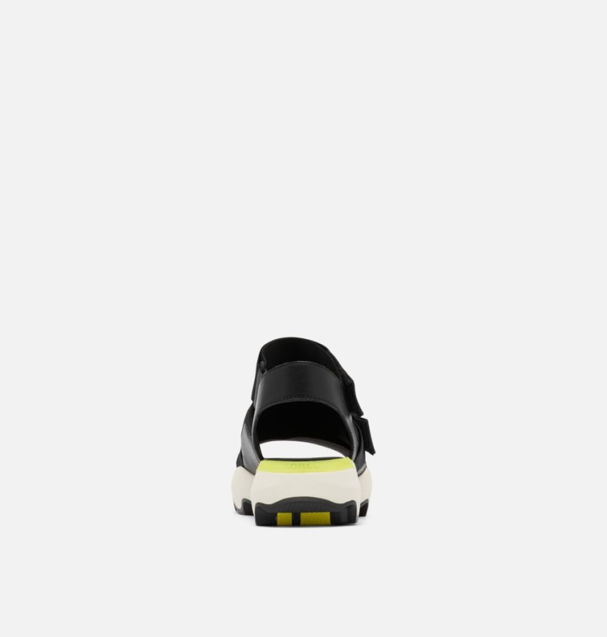 Black Women's Kinetic Impact Sporty Sandal Sorel Australia