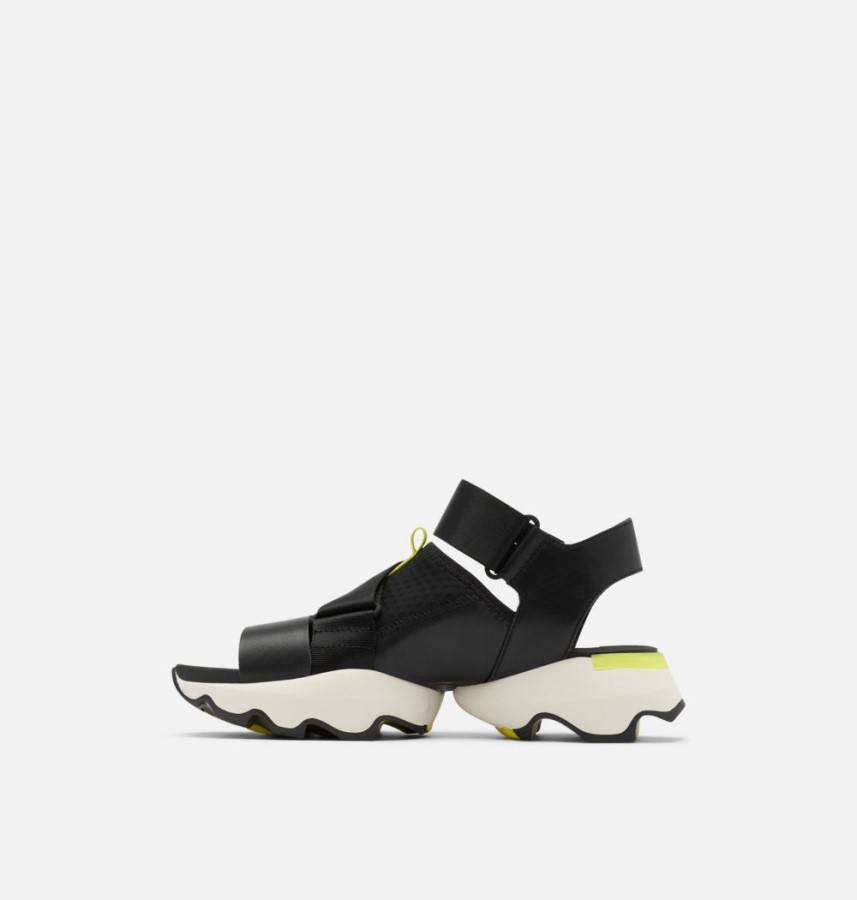 Black Women's Kinetic Impact Sporty Sandal Sorel Australia