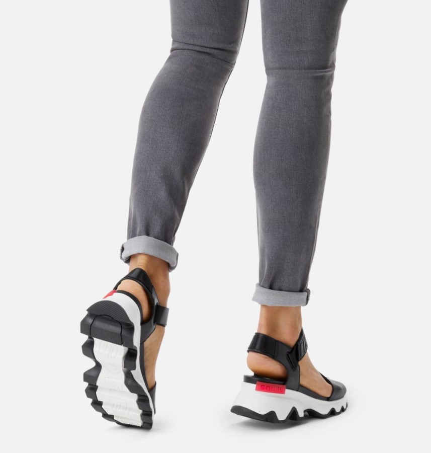 Black Women's Kinetic Sandal Sorel Australia