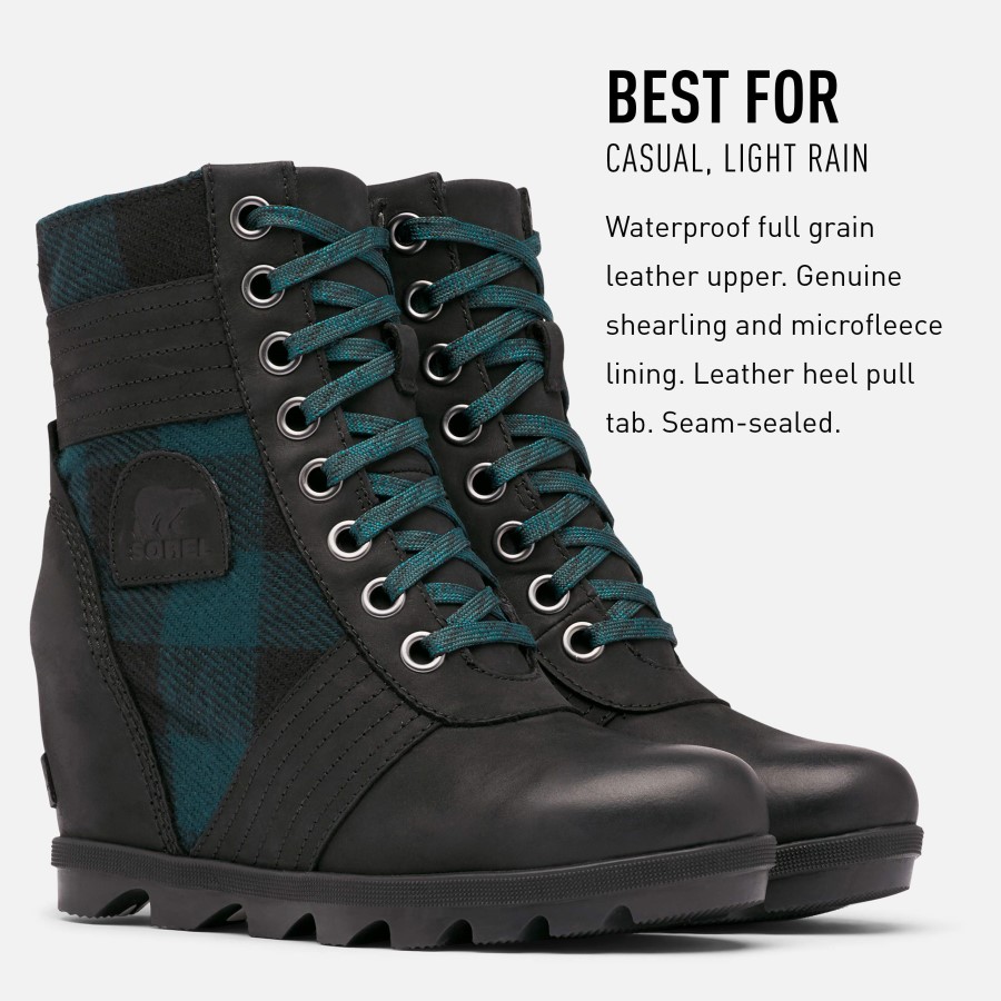 Black Women's Lexie Wedge Sorel Australia