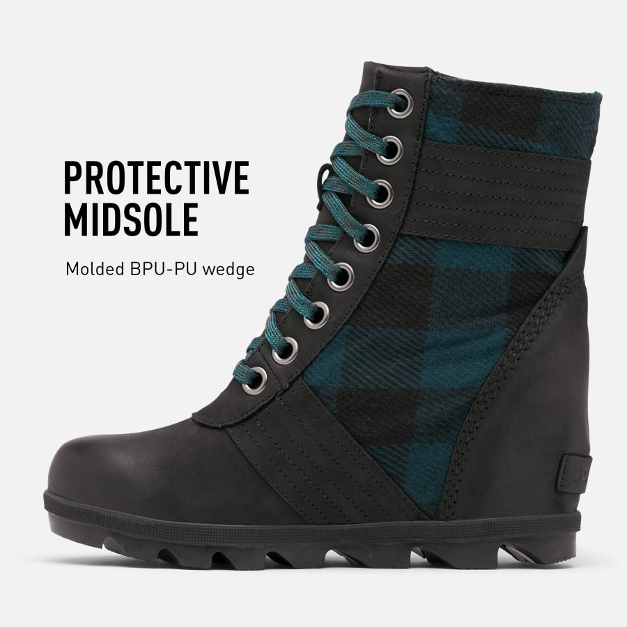 Black Women's Lexie Wedge Sorel Australia