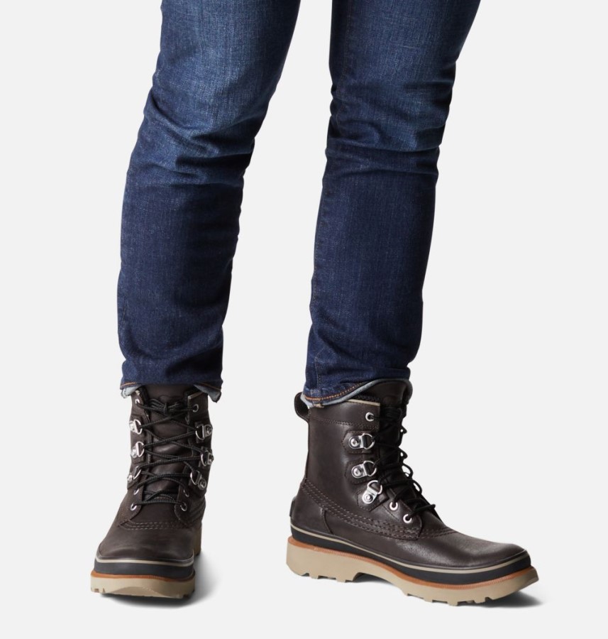 Blackened Brown-Black Men's Caribou Street Boot Sorel Australia