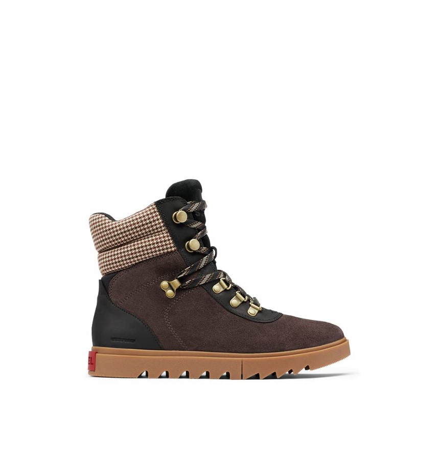 Blackened Brown Black Sorel Australia Women's Joan Of Arctic Next Lite Hiker Boot Waterproof Leather