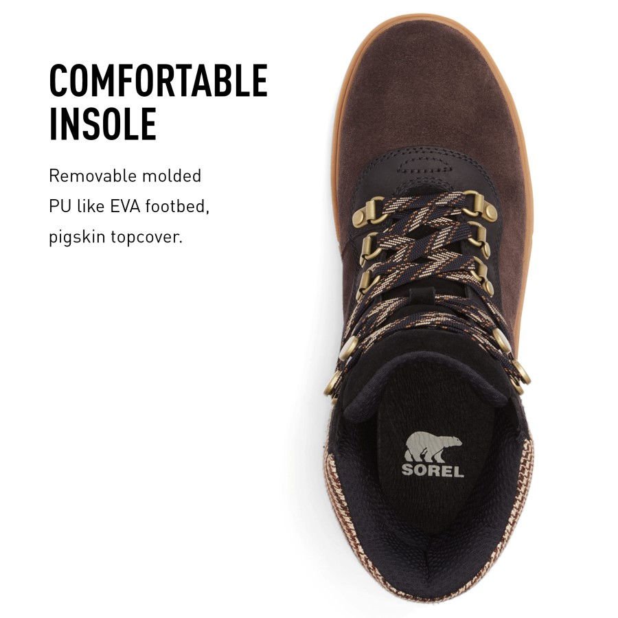 Blackened Brown Black Sorel Australia Women's Joan Of Arctic Next Lite Hiker Boot Waterproof Leather