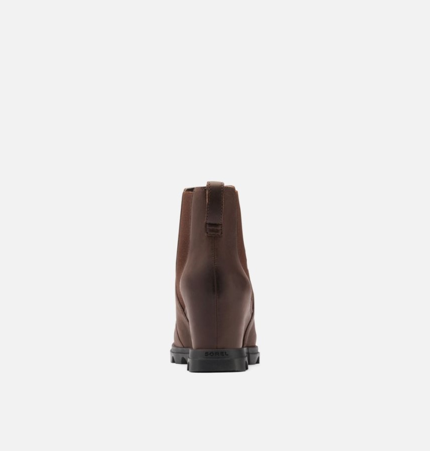 Blackened Brown-Black Women's Joan Of Arctic Wedge Iii Chelsea Bootie Sorel Australia