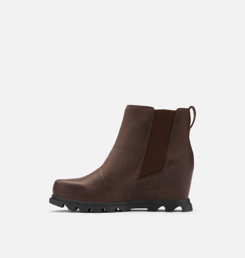 Blackened Brown-Black Women's Joan Of Arctic Wedge Iii Chelsea Bootie Sorel Australia