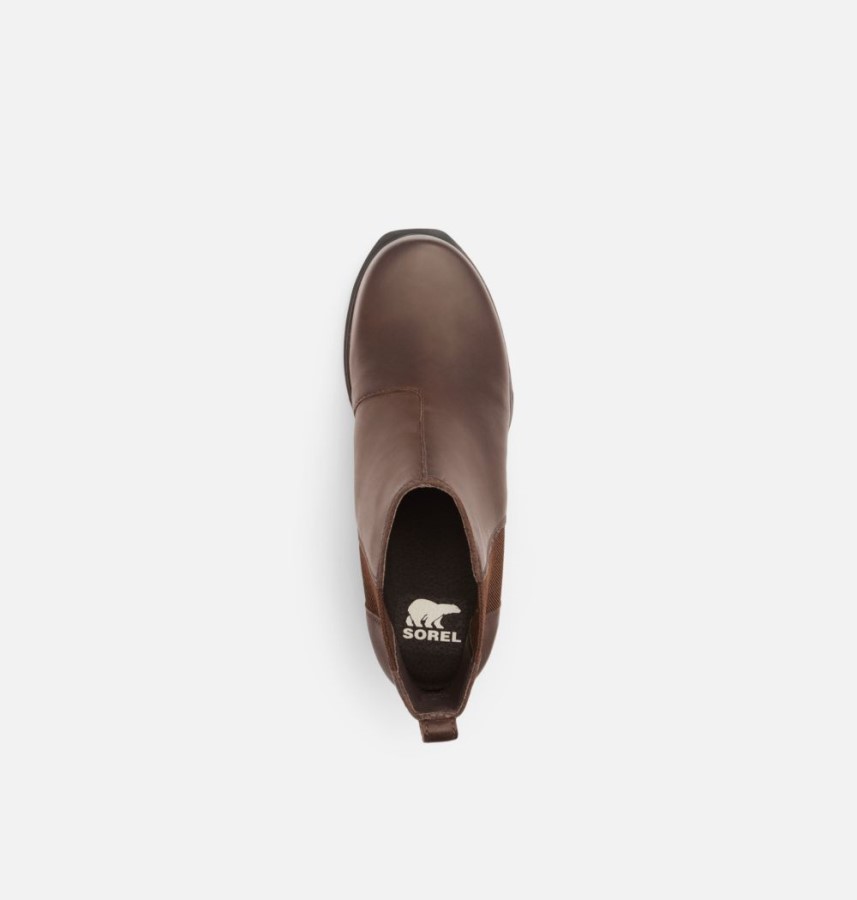 Blackened Brown-Black Women's Joan Of Arctic Wedge Iii Chelsea Bootie Sorel Australia