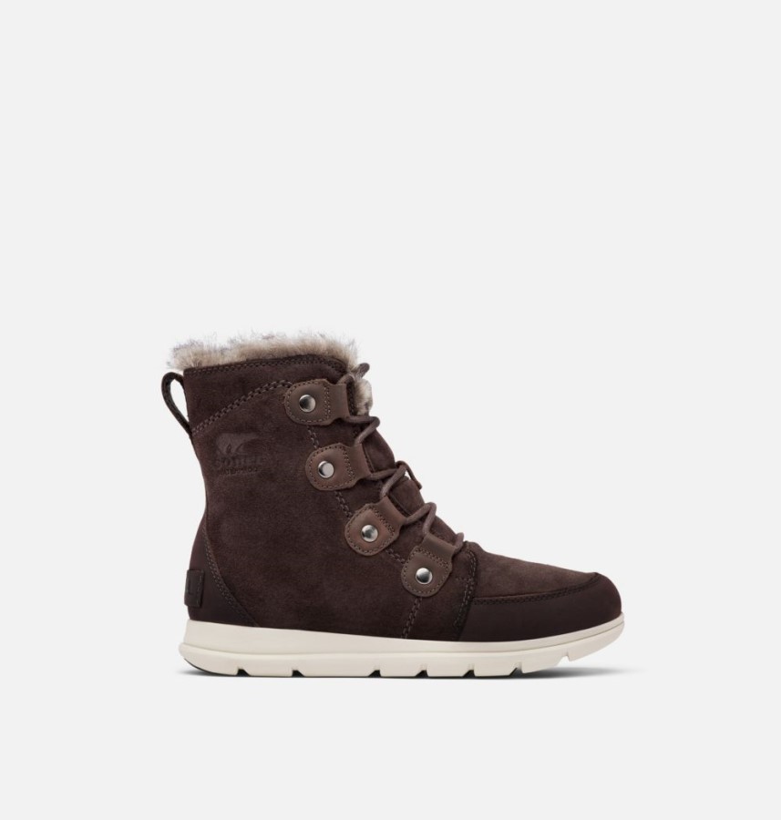 Blackened Brown Sorel Australia Women's Explorer Joan Boot