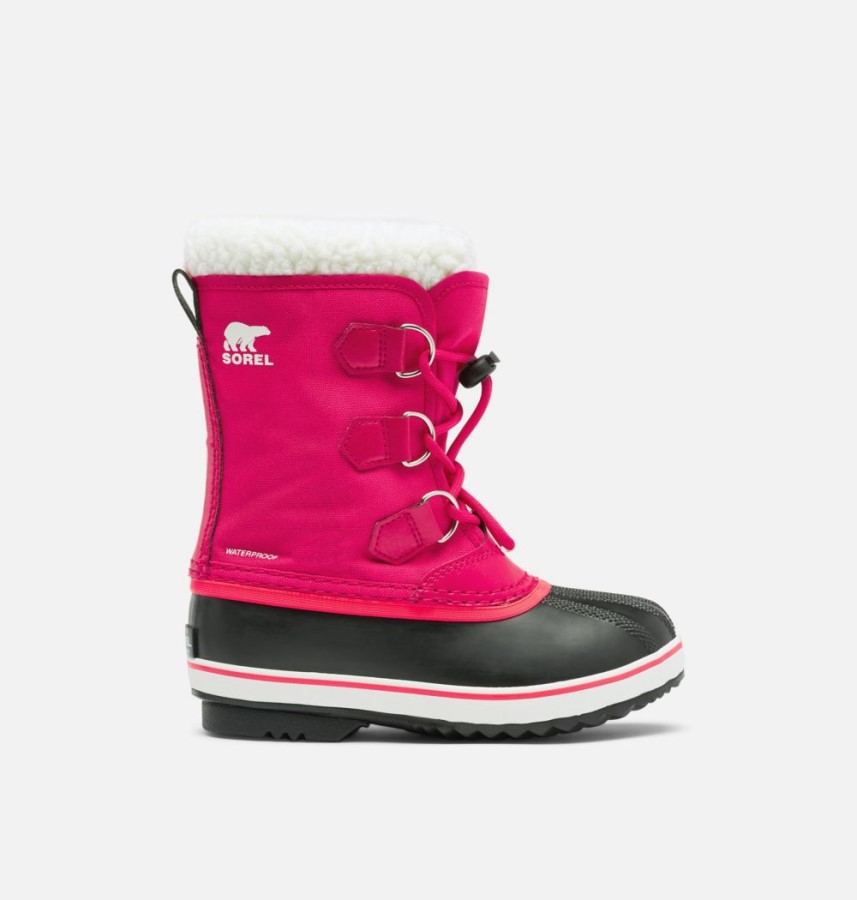 Bright Rose Sorel Australia Children's Yoot Pac Nylon Boot